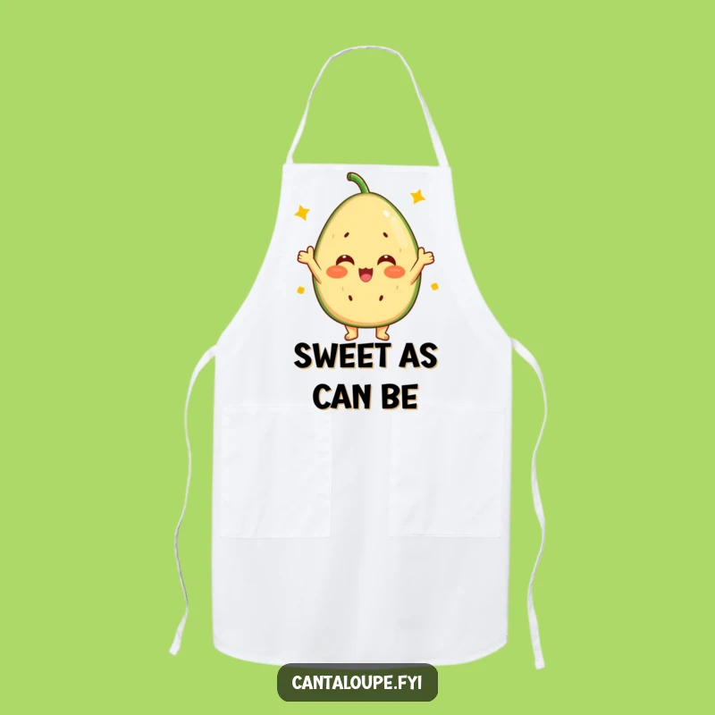 Funny Cantaloupe Cheer Apron: Cook with Joy in Sunny Disposition Style, Perfect Funny Gift