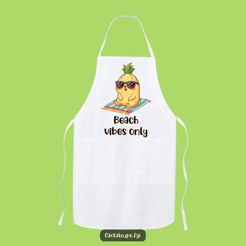 Funny Cantaloupe Chef Apron - Hilarious Kitchen Companion for Beach Lovers
