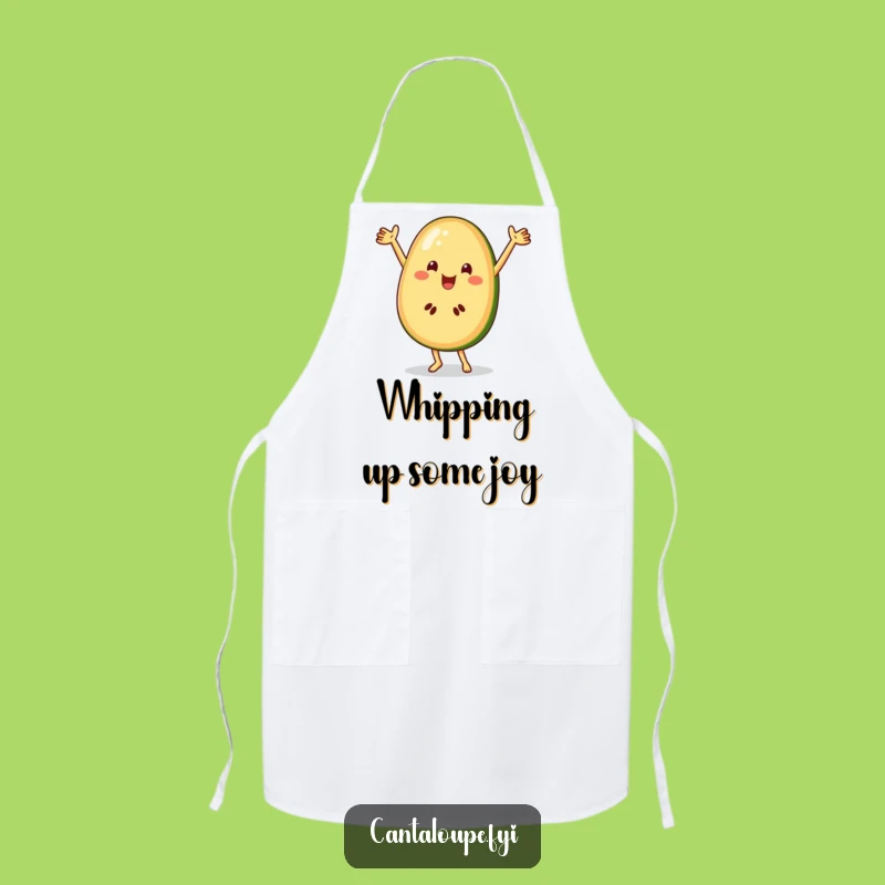 Funny Cantaloupe Cook Apron, Hilarious Fruit Chef Wear for Kitchen Fun, Great Funny Gift