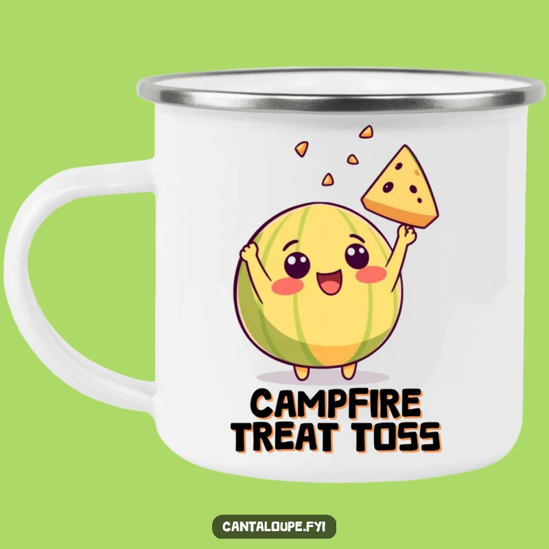 Funny Cantaloupe Camping Mug: Sip and Celebrate Around the Campfire