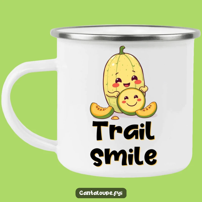 Funny Cantaloupe Camping Mug: Sip and Create Around the Campfire