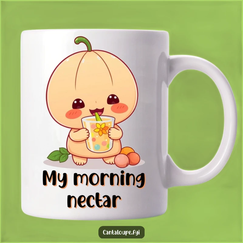 Funny Cantaloupe Slurp Mug: Enjoy This Happy Drinker’s Funny Treat and Gift