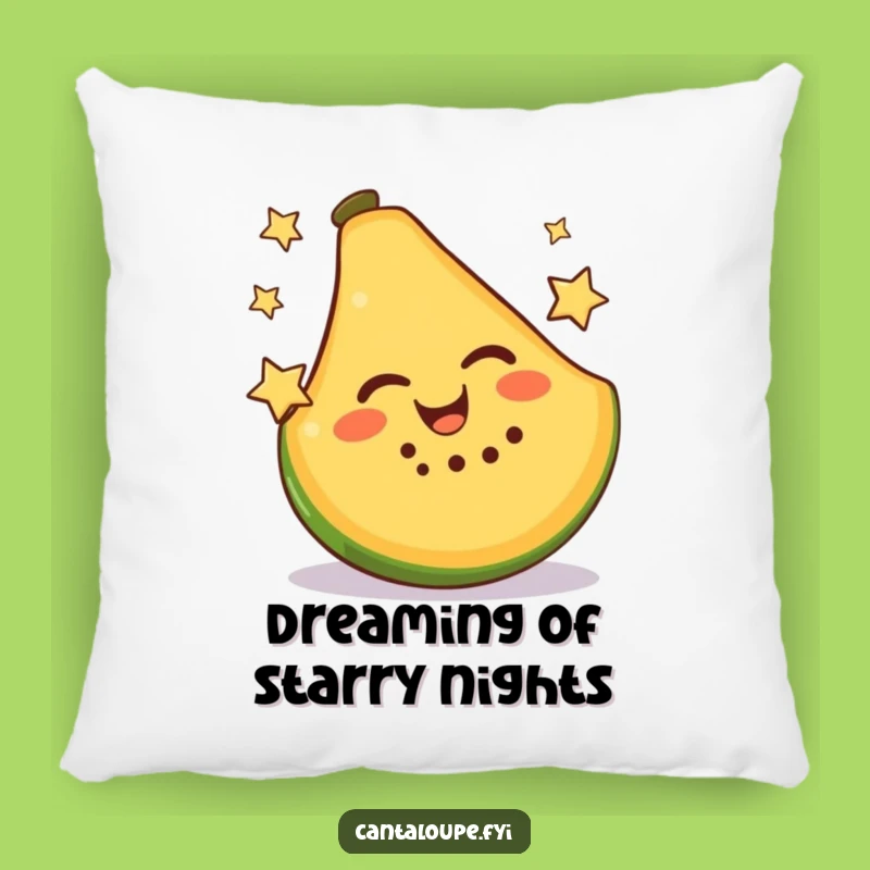 Funny Cantaloupe Pillow: Comfy Star-Juggling Slice Cushion, Superb Funny Gift!
