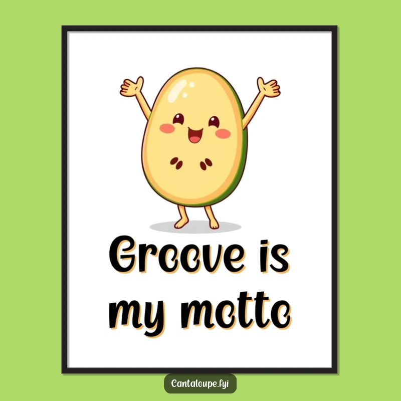 Funny Cantaloupe Dance Digital Art, Instant Hilarious Fruit Decor, Immediate Funny Gift