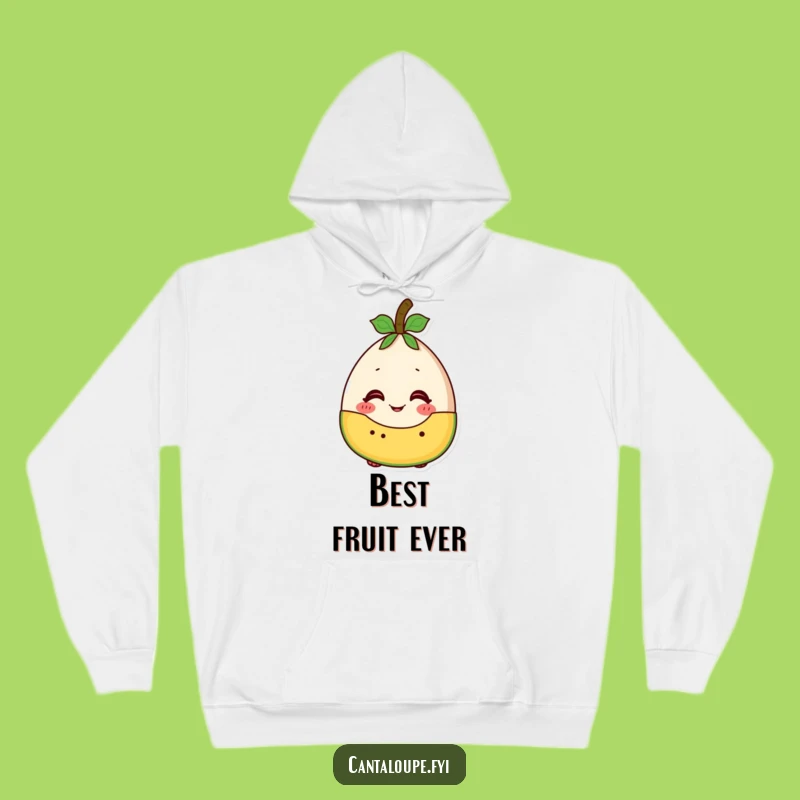 Funny Fruit Salad Cantaloupe Hoodie - Cozy Excited Melon Sweatshirt