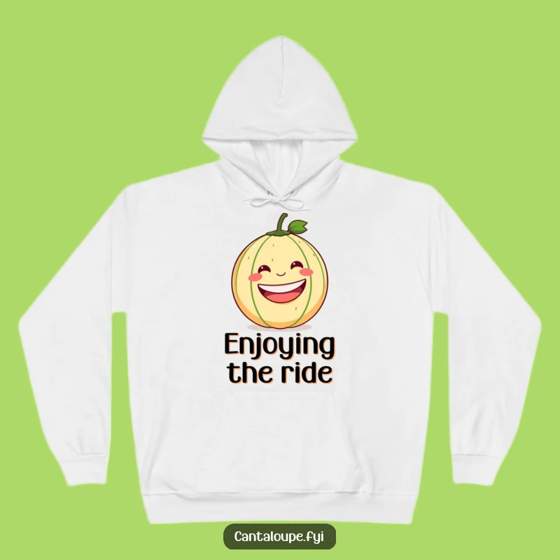 Funny Rolling Cantaloupe Hoodie: Cozy & Hilarious Adventure Wear Gift
