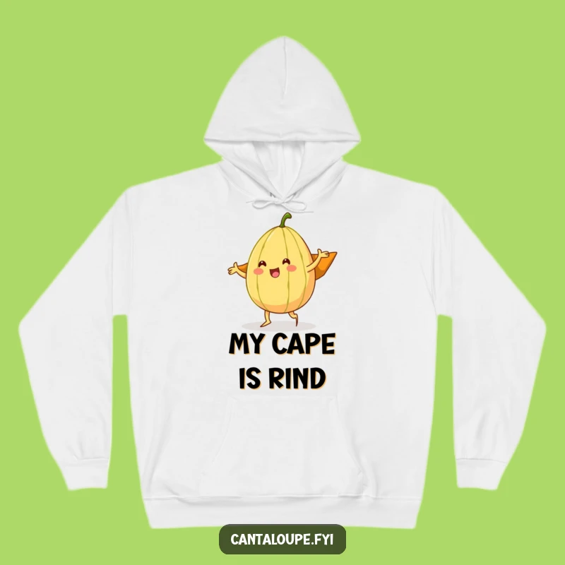Funny Cantaloupe Dancer Hoodie - Cozy Rind Cape Fruit Sweatshirt