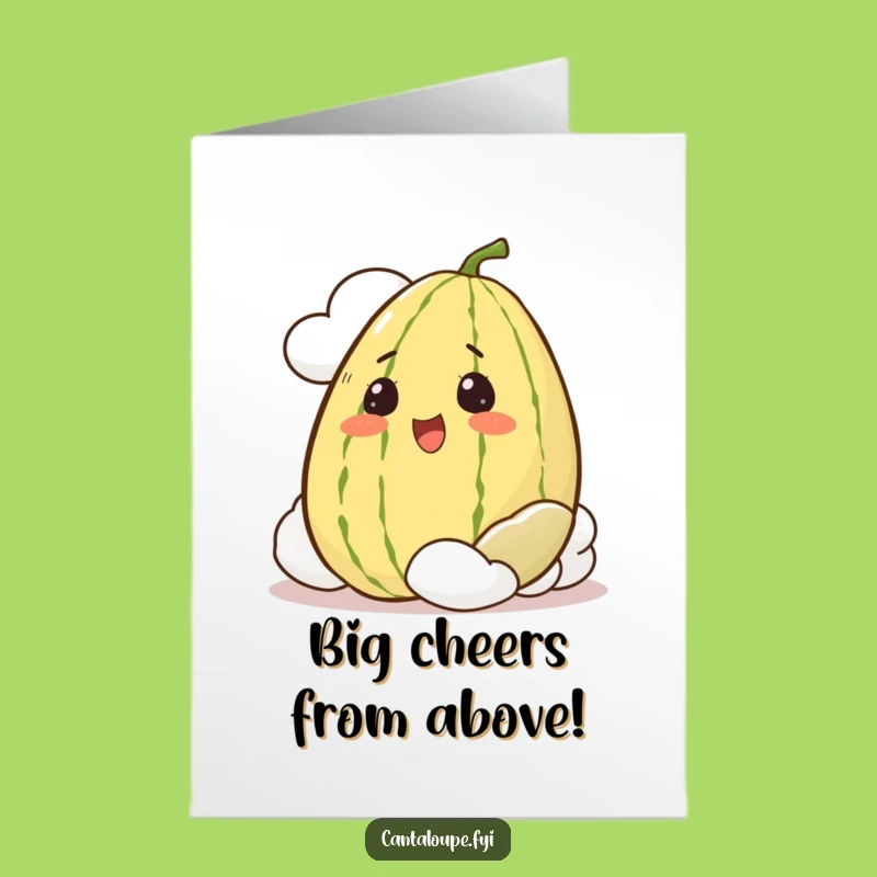 Free Printable Funny Congrats Card Cantaloupe Cloud Peek - DIY Gift