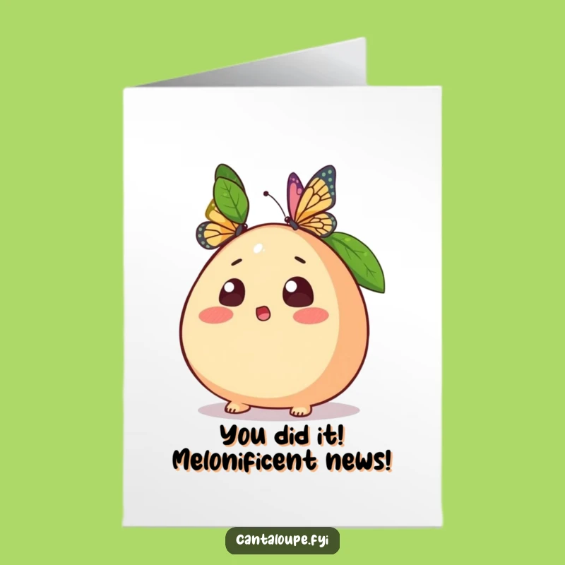 Free Printable Congrats Cantaloupe Card: Hilarious Downloadable Surprise!