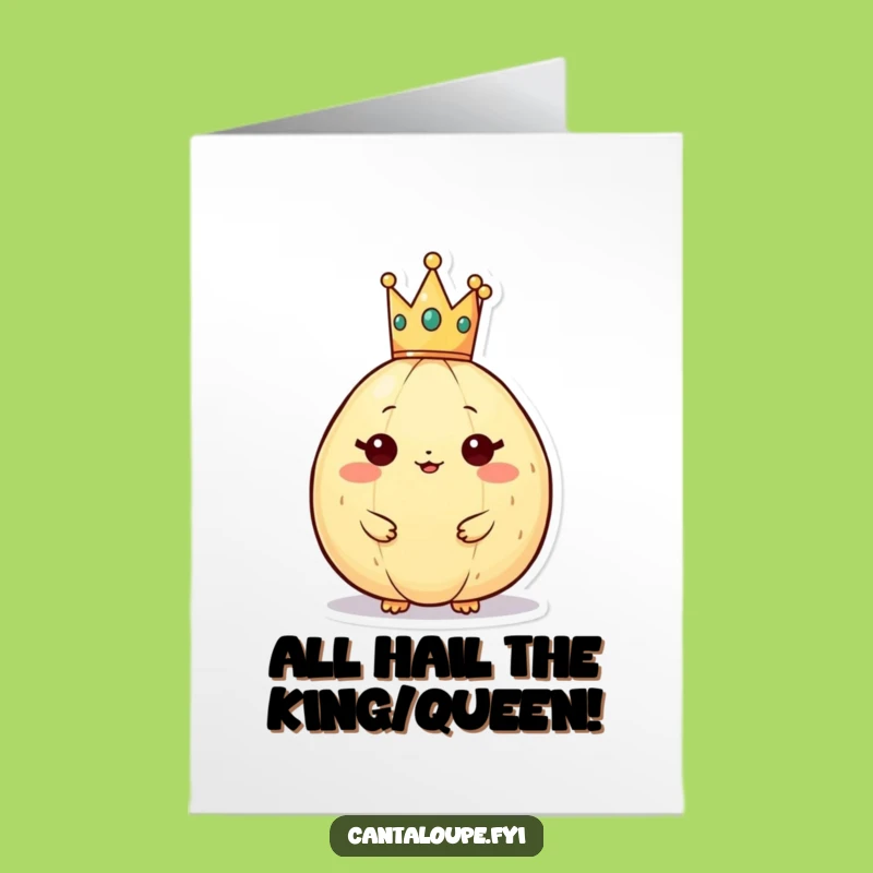 Free Printable Congrats Card: Royal Melon Achievement - Funny Downloadable Gift!