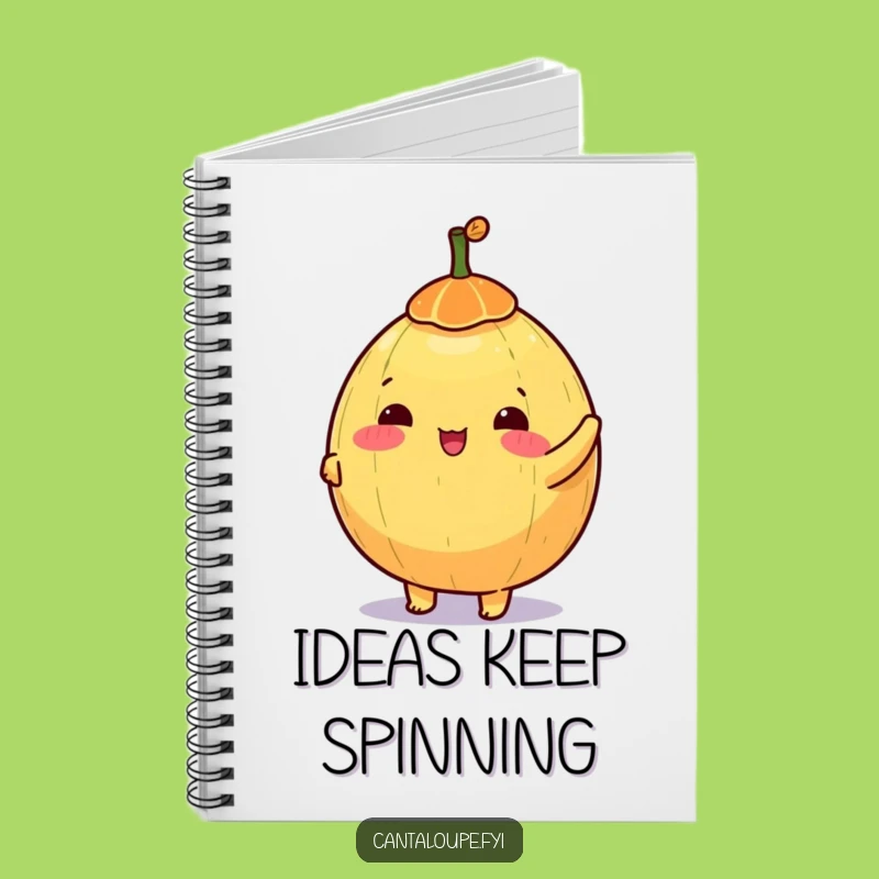 Funny Melon Top Notebook: Jot Down Ideas with Playful Flair!