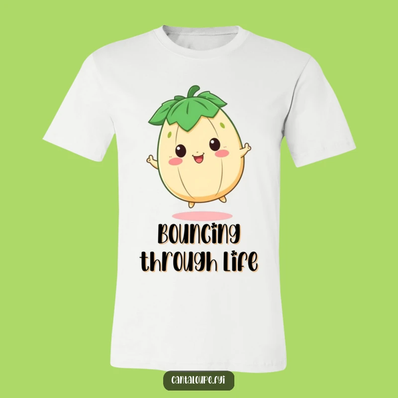 Funny Cantaloupe Bouncing T-Shirt - Wear Your Happy Energy!
