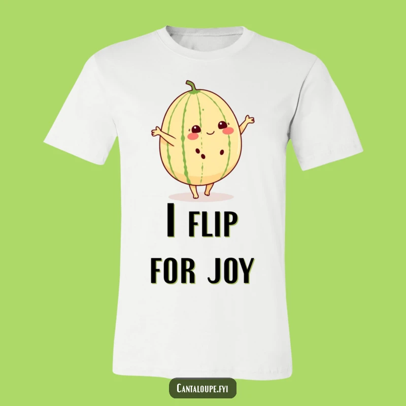 Funny Cantaloupe Cartwheel T-Shirt: Fruity Fun, Humorous Apparel, Gift!
