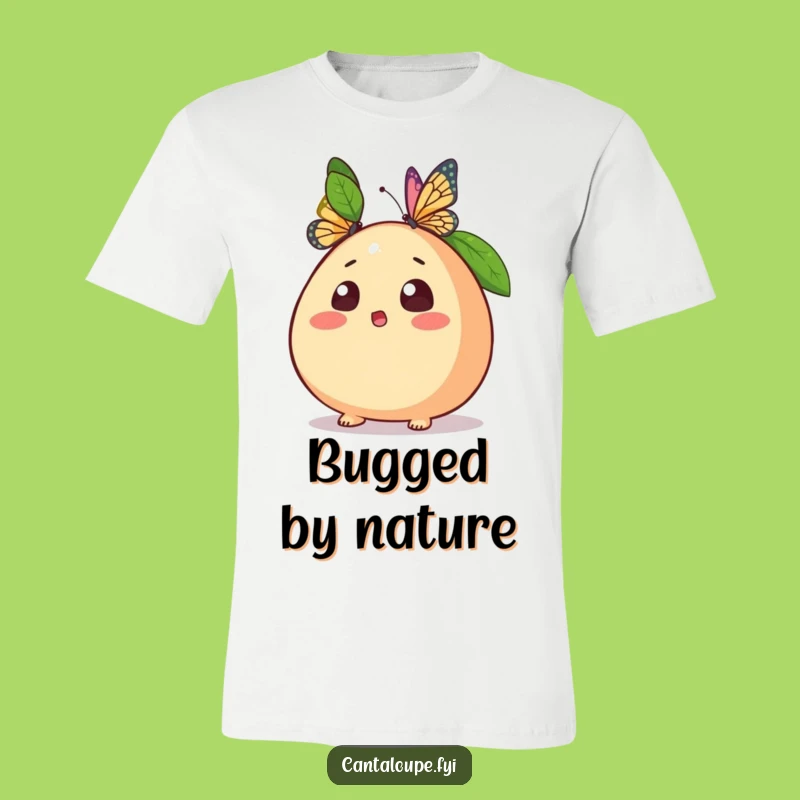 Funny Cantaloupe T-Shirt: Butterfly Surprise Makes a Hilarious Outfit and Funny Gift