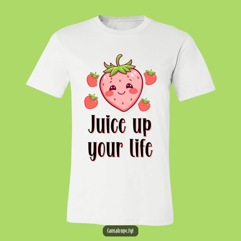 Funny Strawberry Shirt: Silly Face Fruit Character Tee, Perfect Comedic Gift