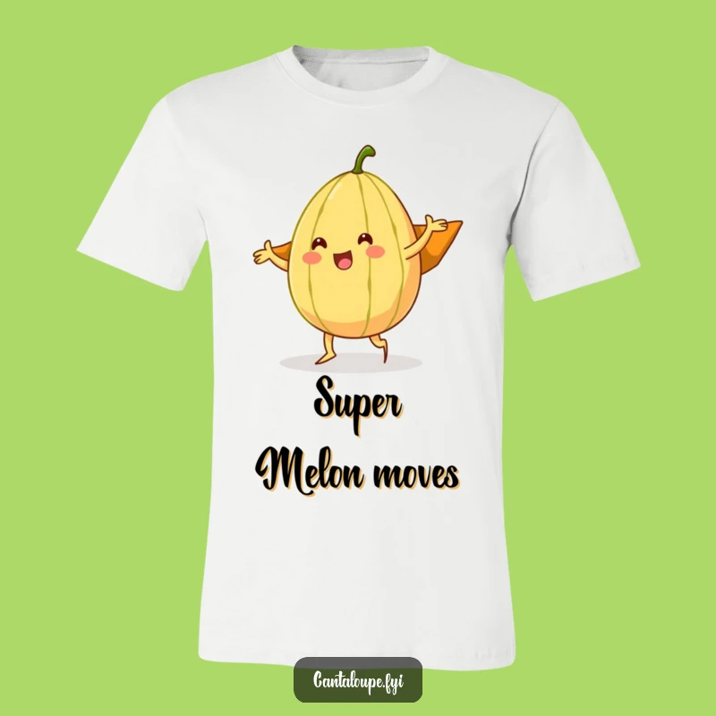 Funny Cantaloupe Dancer T-Shirt - Silly Rind Cape Fruit Tee