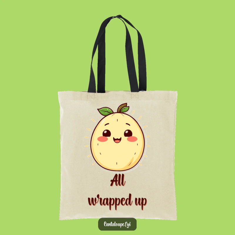 Funny Radiant Cantaloupe Tote Bag: Carry Warmth and Smiles, Perfect Funny Gift Accessory